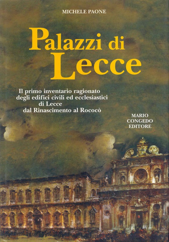 Copertina di Palazzi di Lecce — Michele Paone