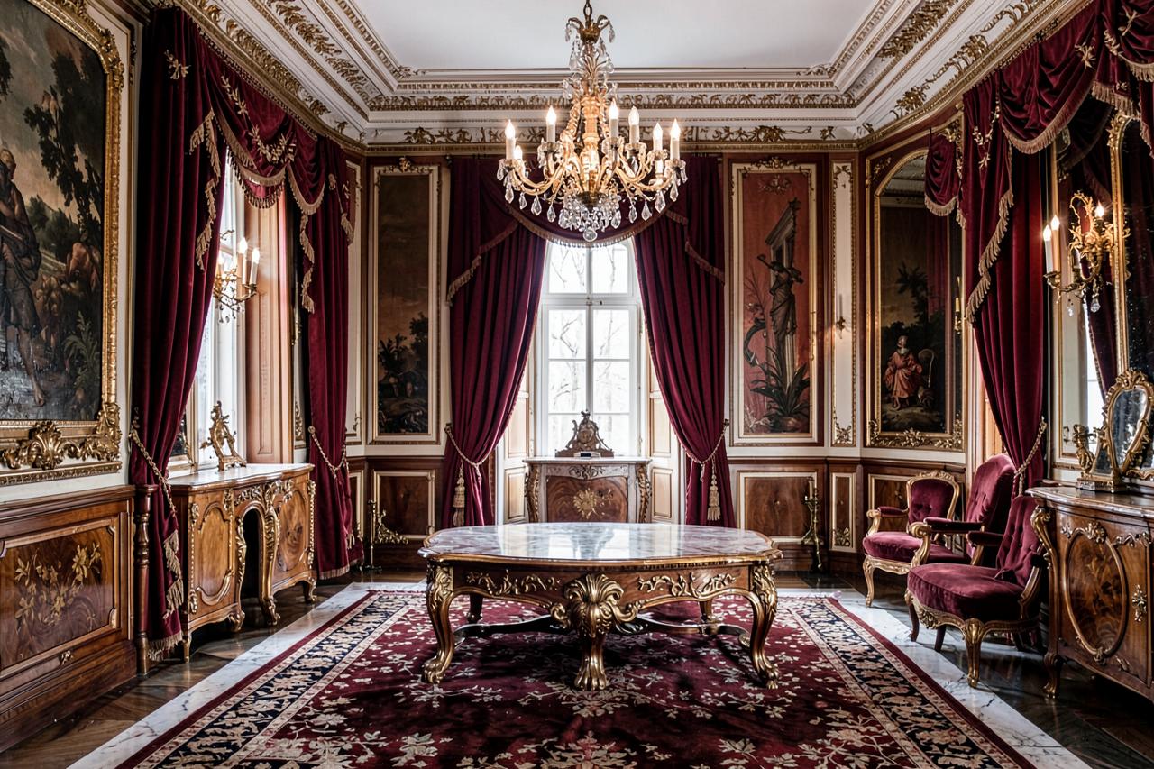 Interno in stile Impero