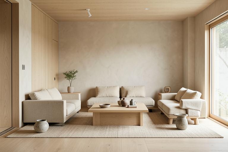 Interno in stile Japandi