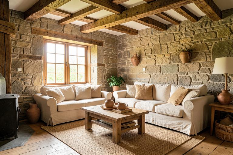 Interno in stile Rustico
