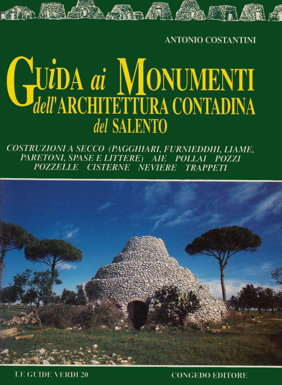 Copertina di Guida ai monumenti dell’architettura contadina del Salento — Antonio Costantini