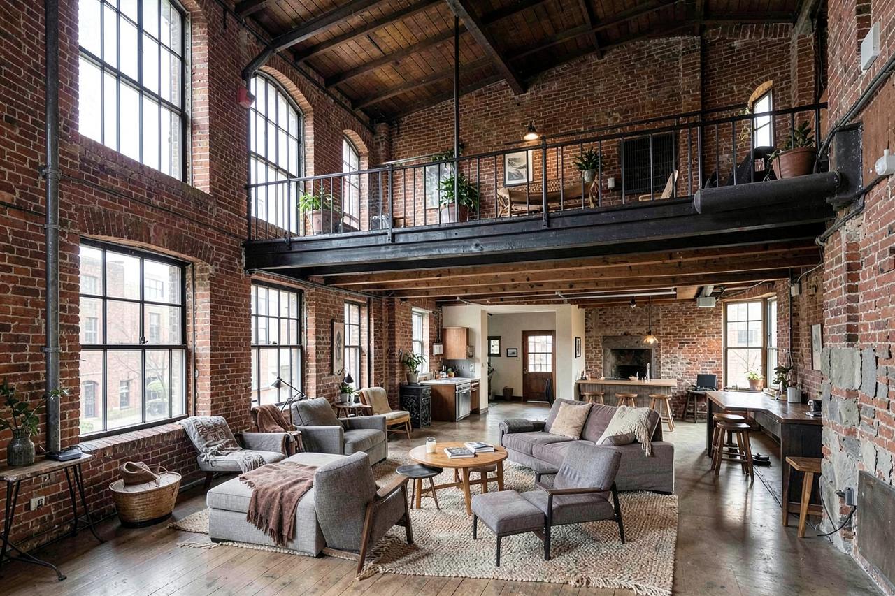 Interno in stile Loft