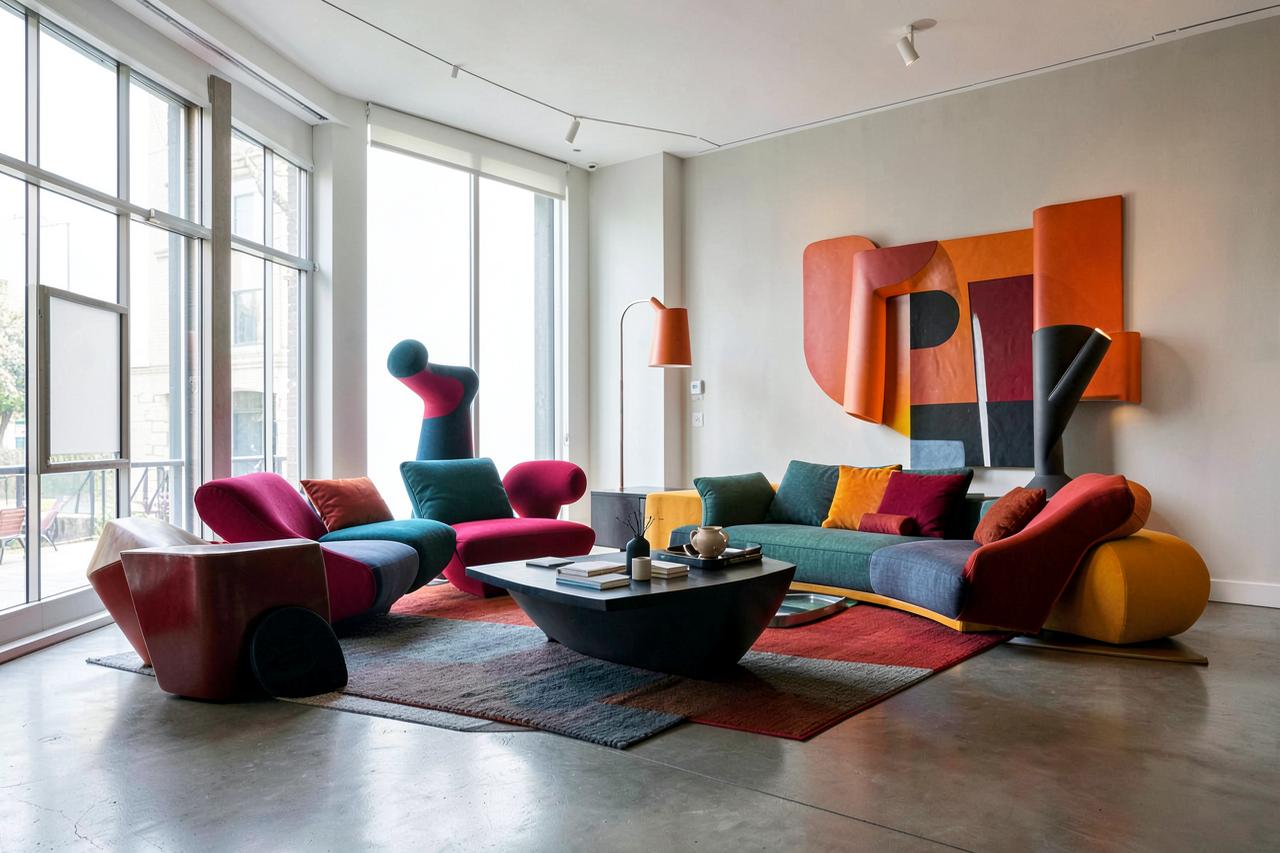 Interno in stile Avanguardia