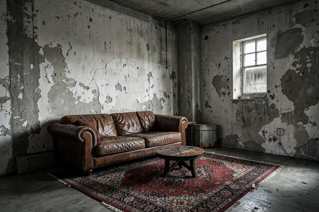 Interno in stile Grunge