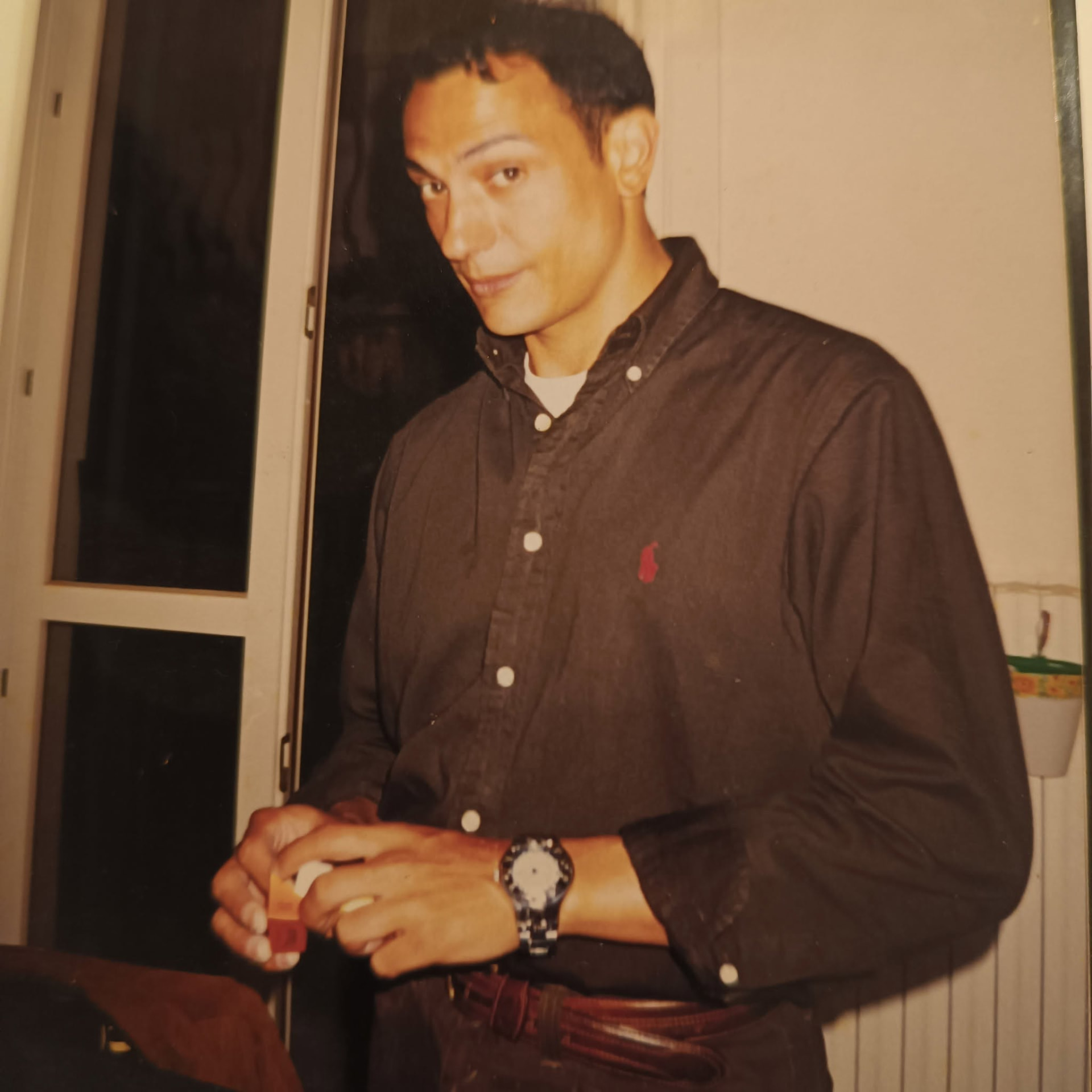 Roberto Guacci da giovane
