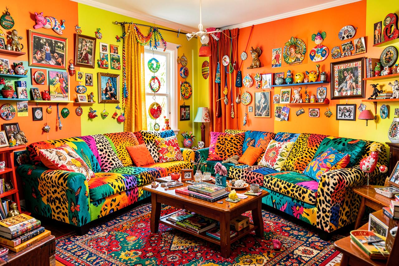 Interno in stile Kitsch