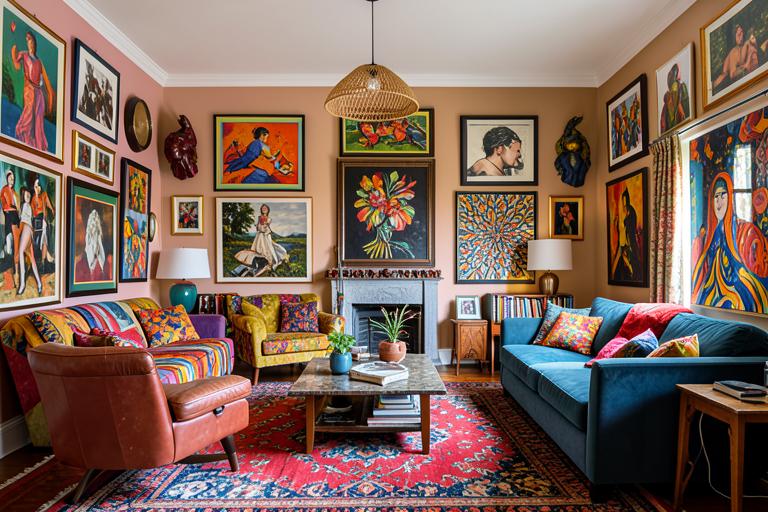 Interno in stile Eclettico