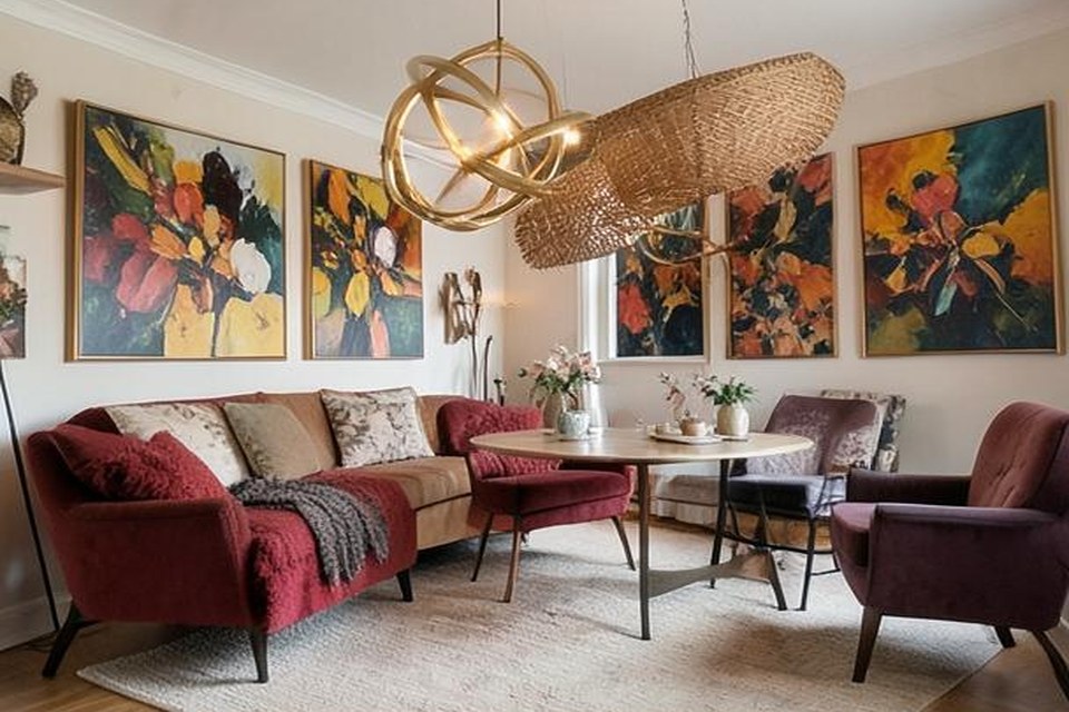 Interno in stile Mix and Match