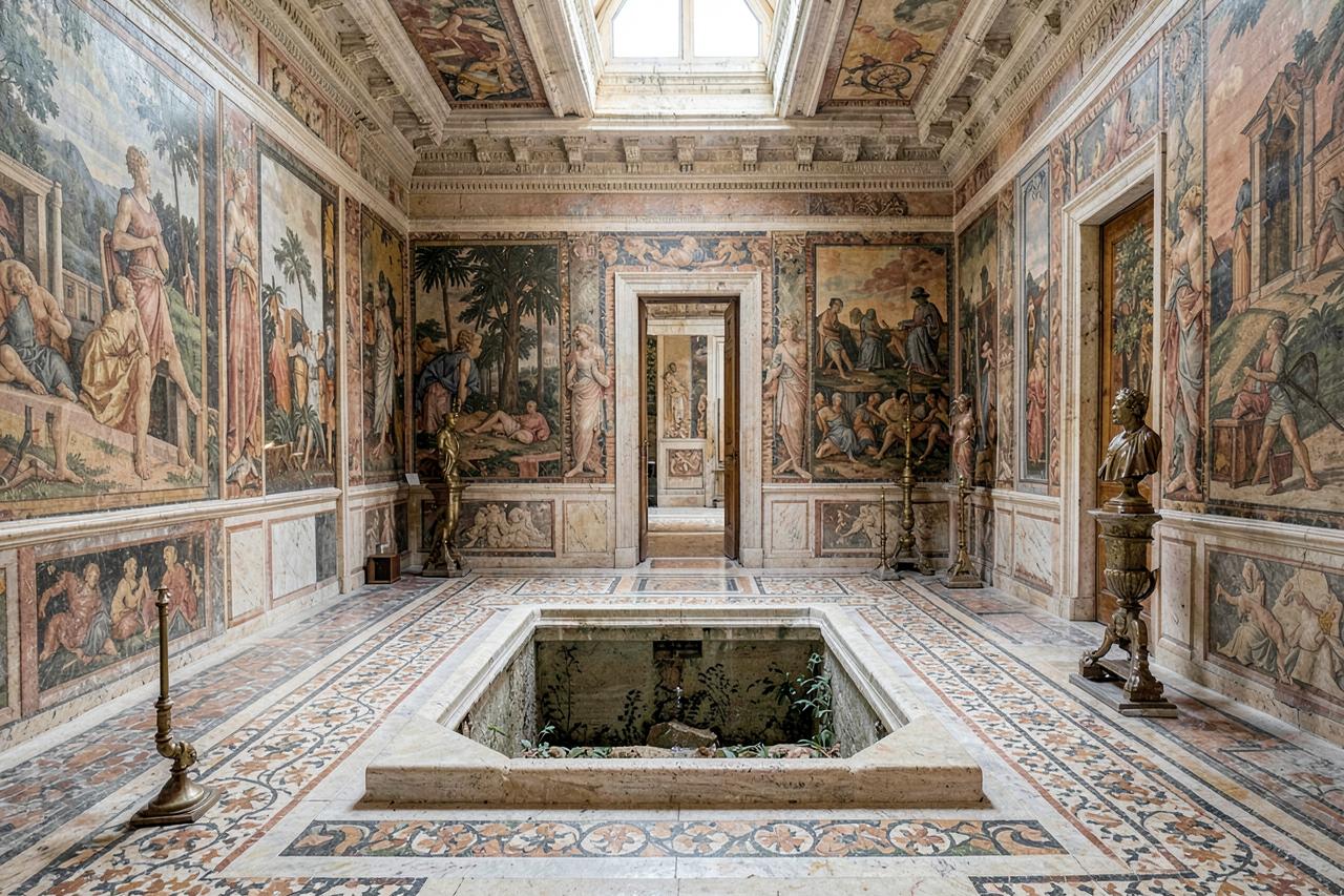 Interno in stile Romano